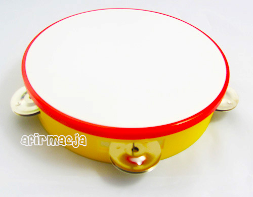 TAMBURYNO - ZABAWKA MUZYCZNA - ŚREDNICA 21 CM Wiek dziecka 3 lata +