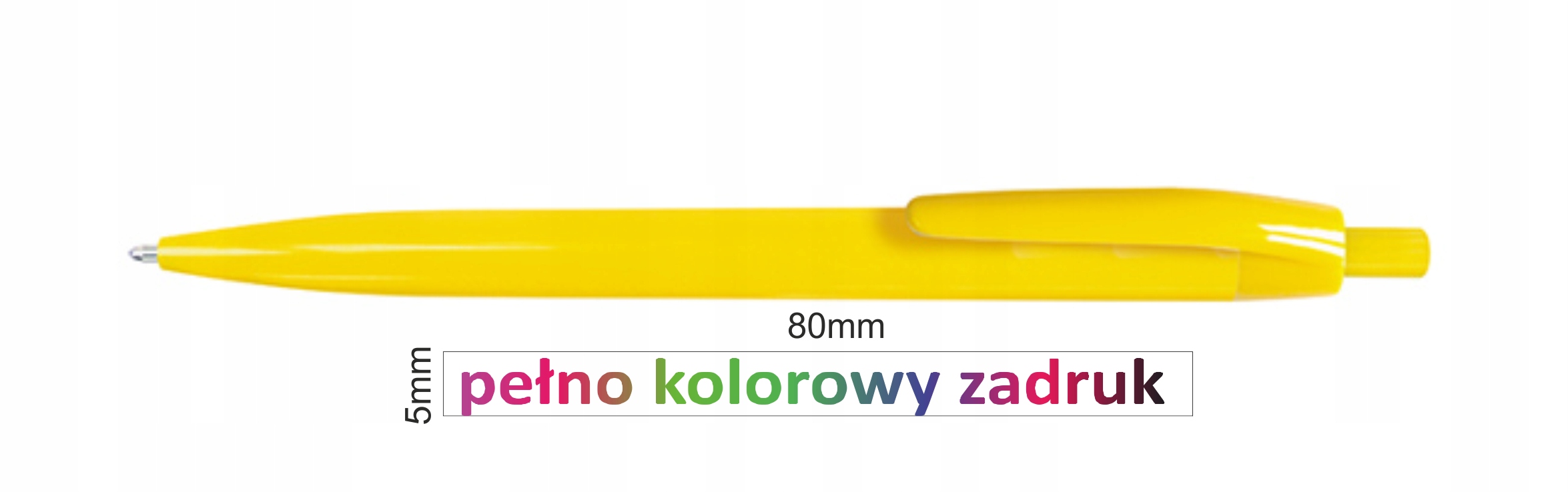 Długopis z nadrukiem REKLAMOWY FIRMOWY z LOGO NETTO C 100 szt. Marka inna