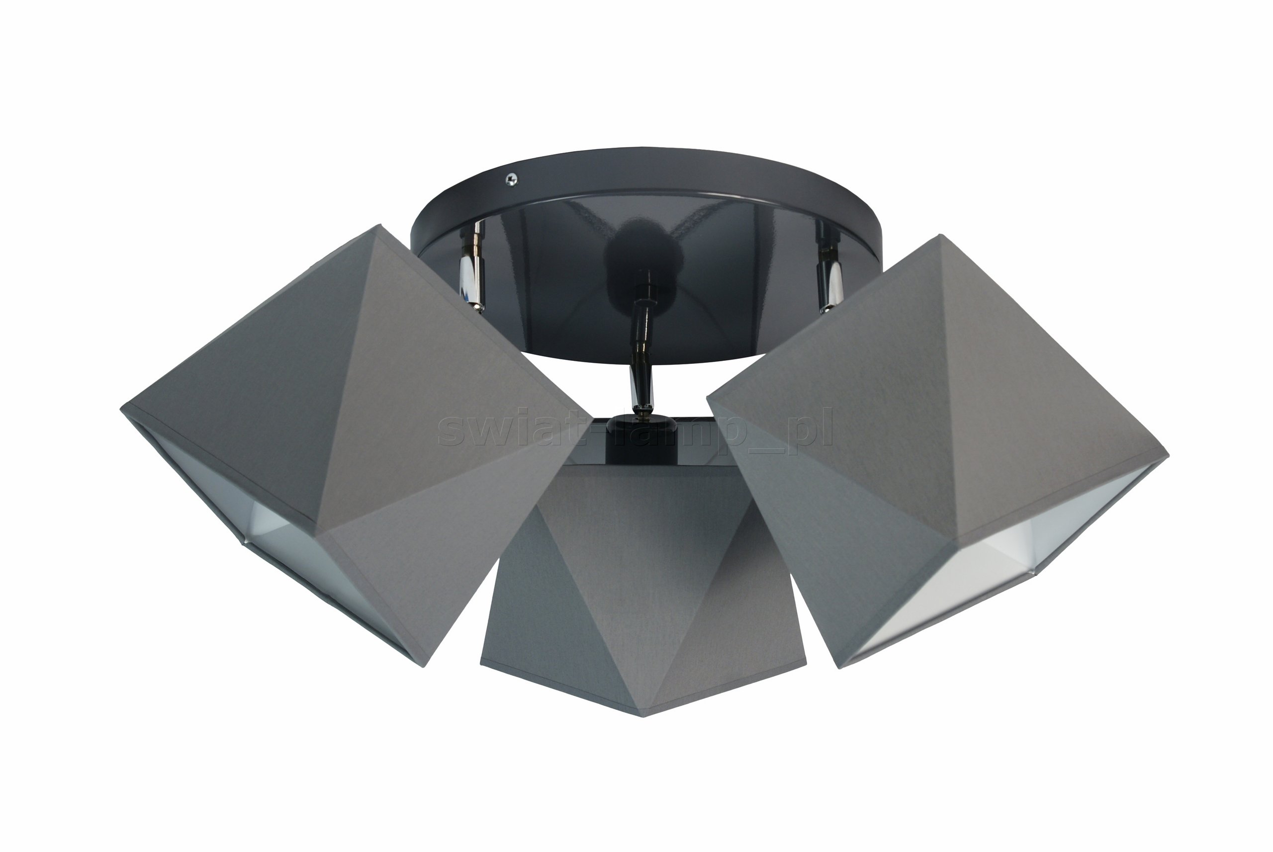 LAMPA ABAŻUROWA PLAFON DZIECIĘCA SALON LED 3 KOLOR Materiał dominujący metal