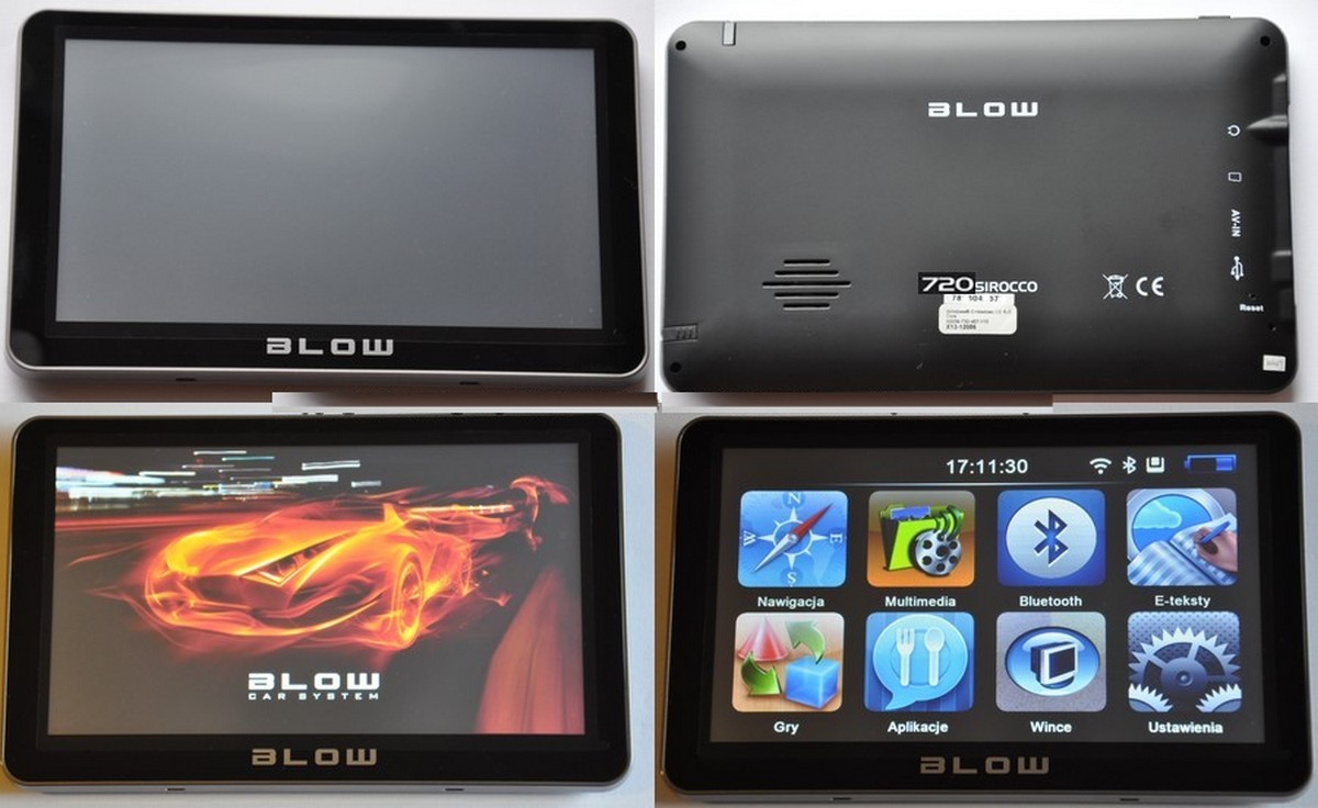 NAWIGACJA BLOW GPS720 7 CALI DOŻYWOTNIO MAPY EU PL Dostawca map Navigator