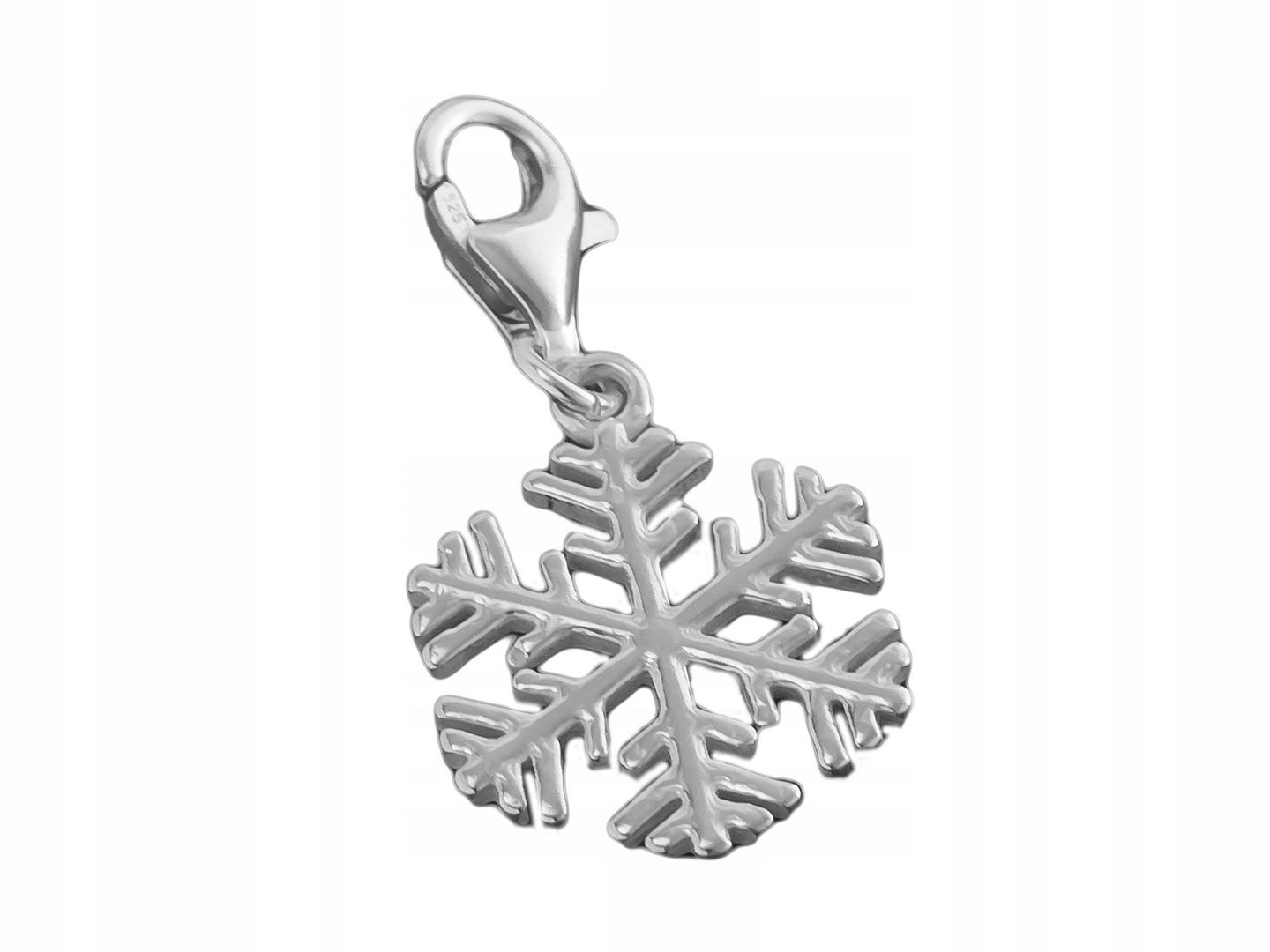 

Charms śnieżynka śnieg na szczęście Srebro 925