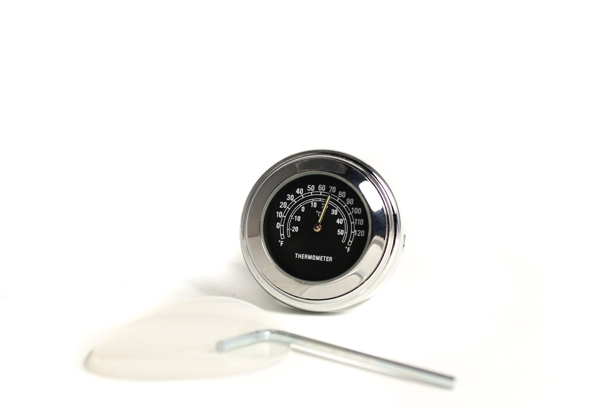 PREZENT MOTOR MOTOCYKL ZEGAREK + TERMOMETR CHOPPER METALOWY Producent inny