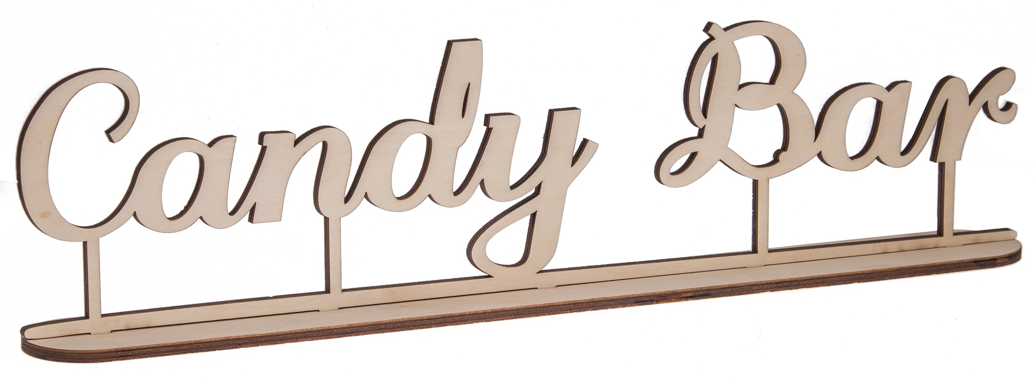 

Napis na podstawce Candy Bar wesele Dekor drewno