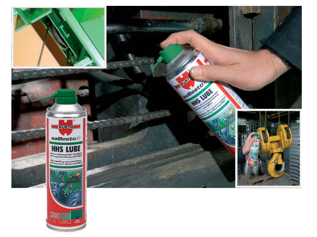 WURTH HHS LUBE SMAR DO NAPĘDU BRAM I DRZWI 500ml Numer katalogowy producenta 08931065