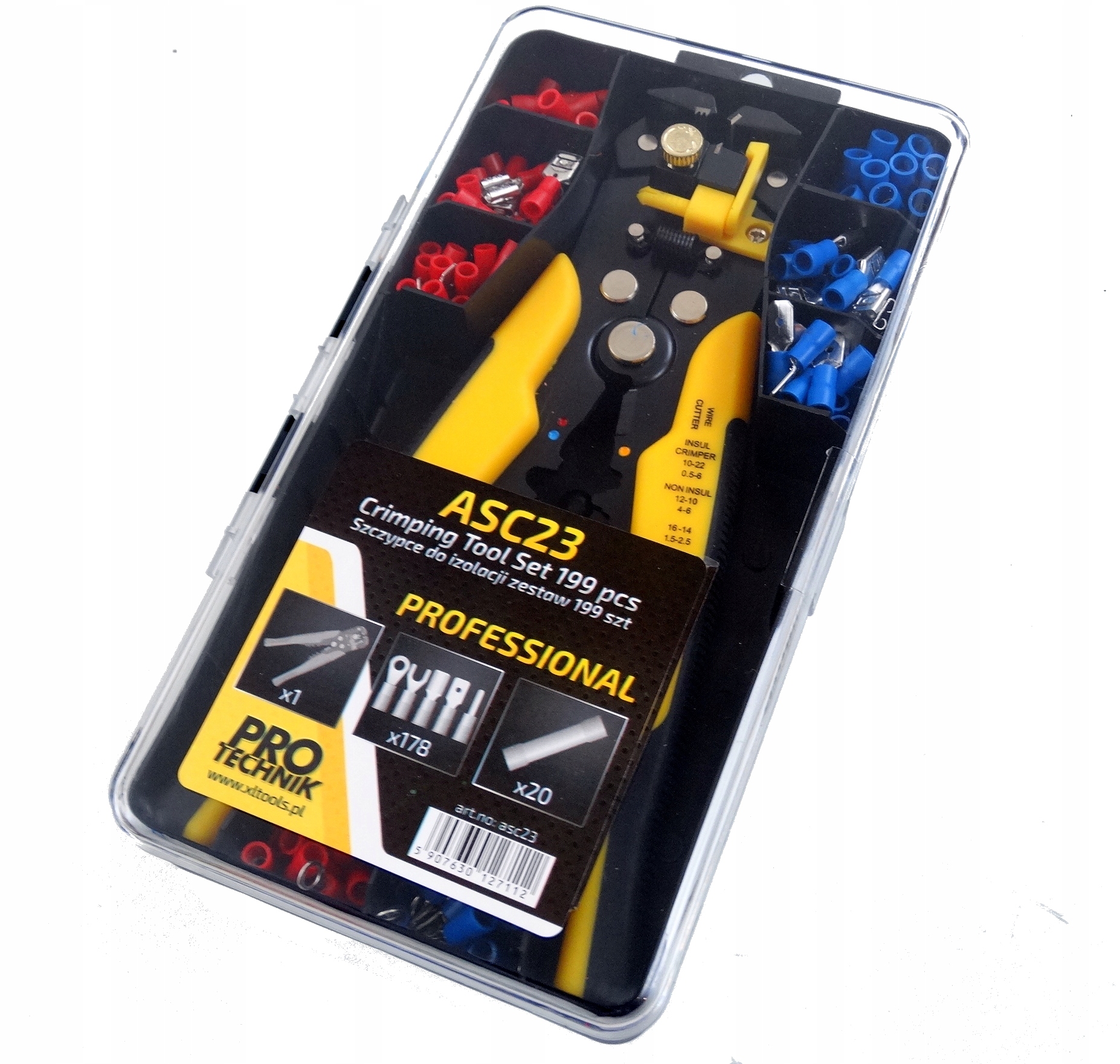 

ASC23 szczypce do izolacji zaciskania konektorów