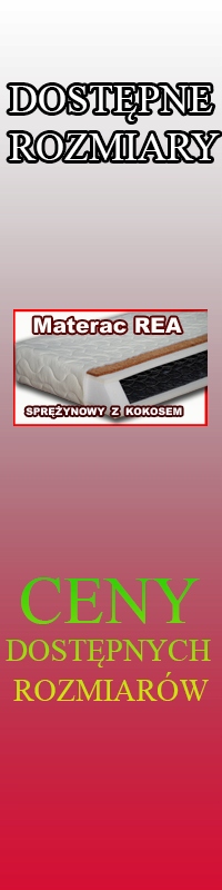 Materac Sprężynowy REA 90x200 90/200 KOKOS - H2 H3 Informacje dodatkowe antyalergiczny antygrzybiczny materiał pikowany zdejmowany pokrowiec