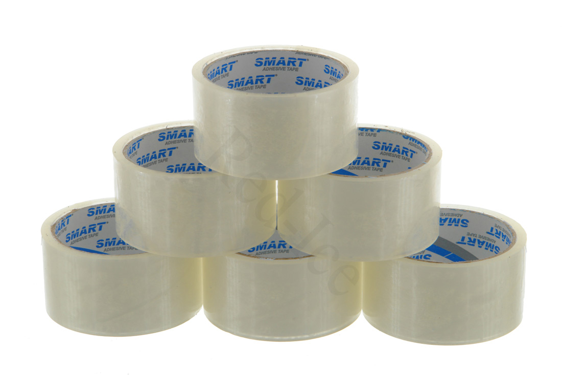 TAŚMA PAKOWA 48/50 KLEJĄCA 1SZT BEZBARWNA SMART Marka Smart