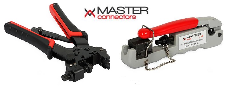 Wtyk F złącze kompresyjne MASTER Tri-Shield 10szt. Montaż kompresyjny