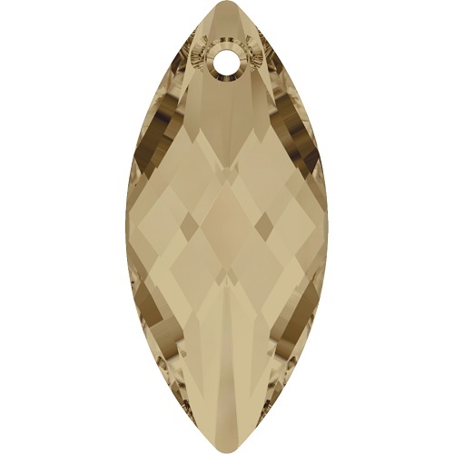 Swarovski 6110 Navette Golden Shadow 30x14mm