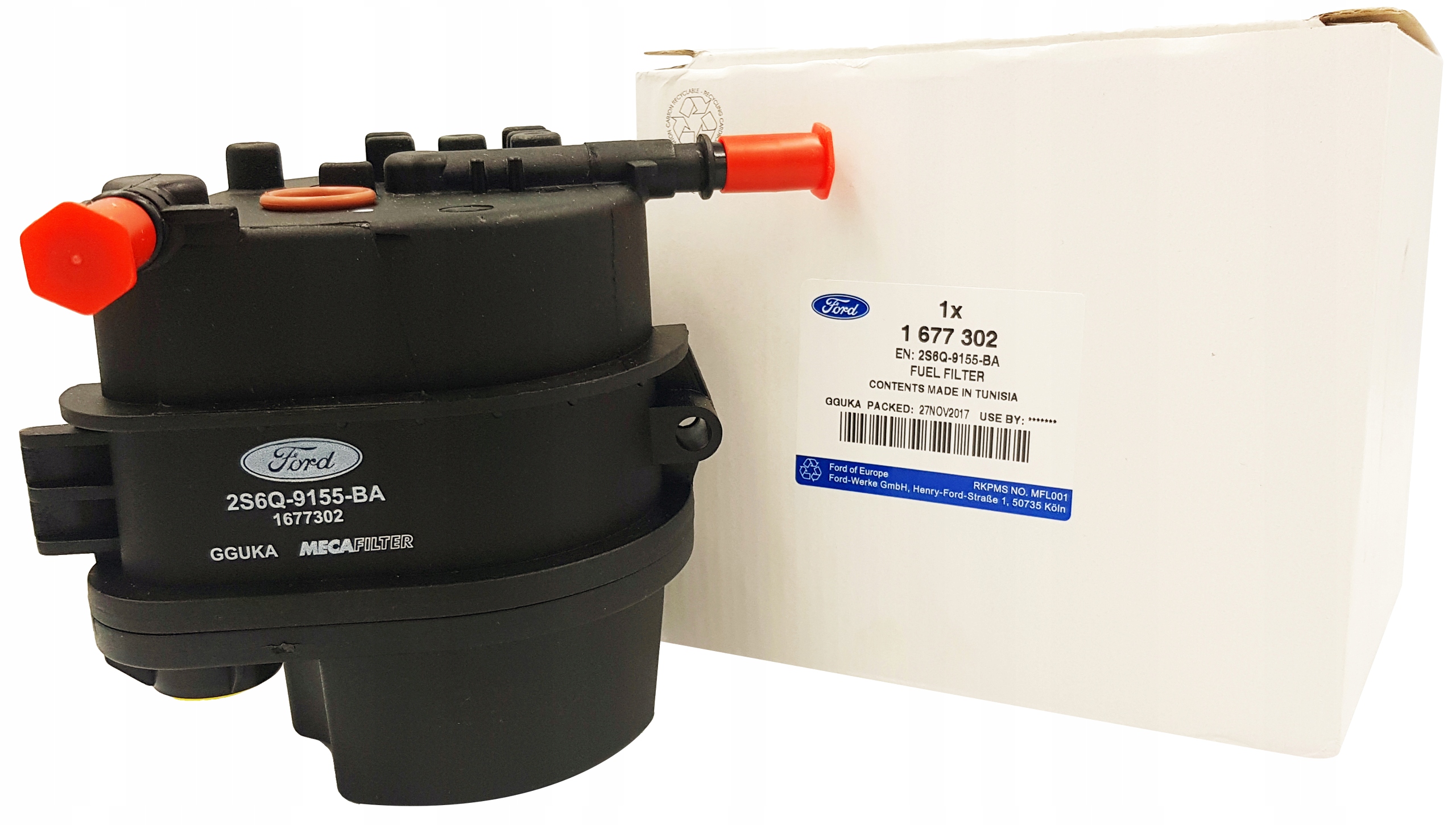 1677302 - FORD FIESTA V VI FUSION 1.4 TDCI ТОПЛИВНЫЙ ФИЛЬТР OE