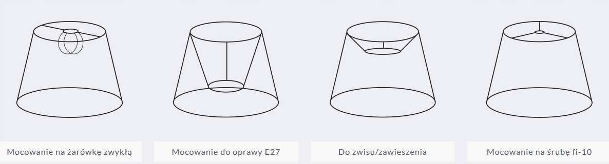 Abażur duży do lamp stojacych i wiszących. Biały Wysokość produktu 46 cm