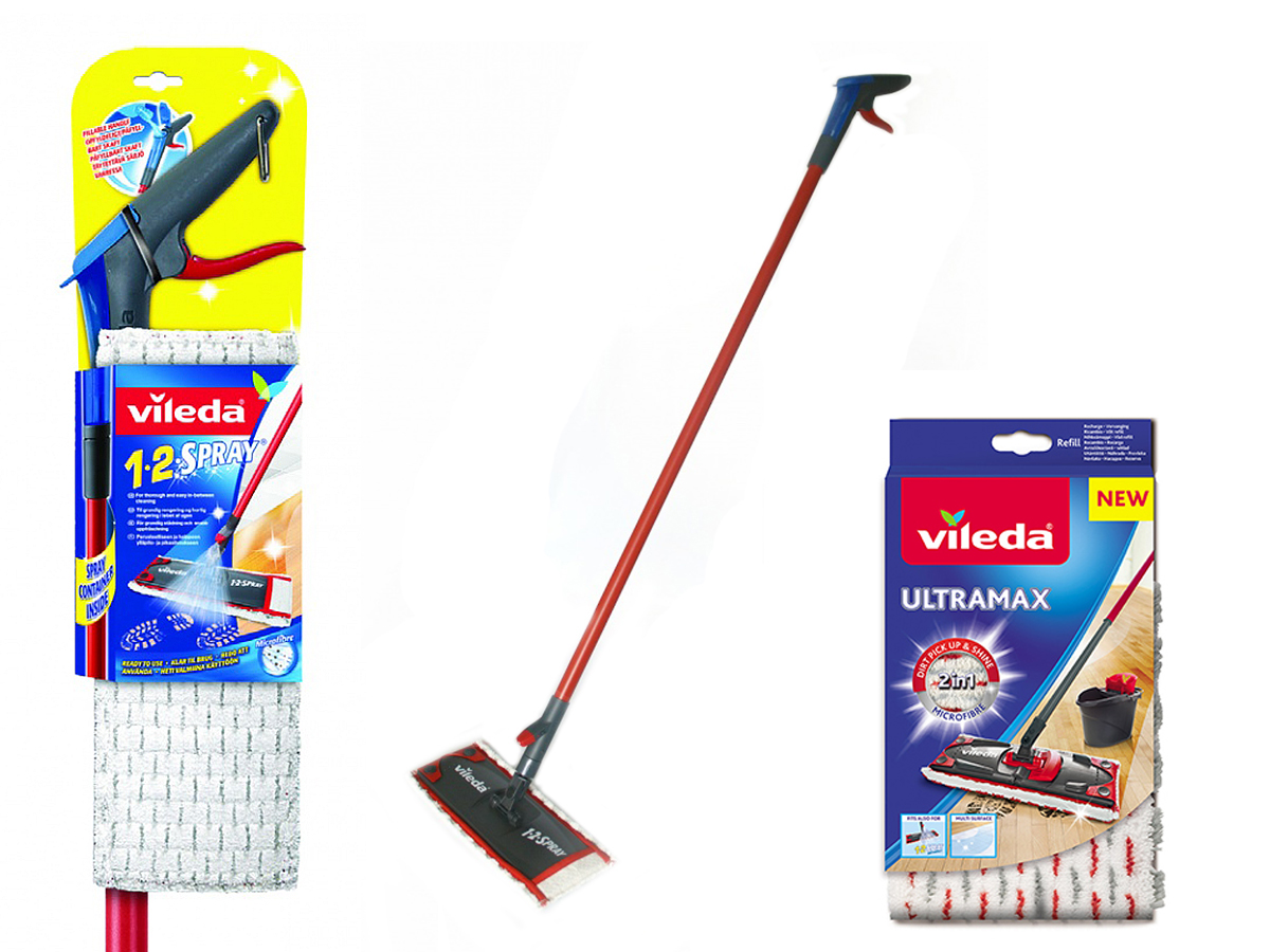 

Vileda Mop płaski 1,2 Spray Ultramax + wkład