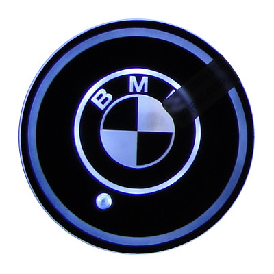 LED SVETLO LOGO PODLOŽKA BMW PROJEKTOR BIELA