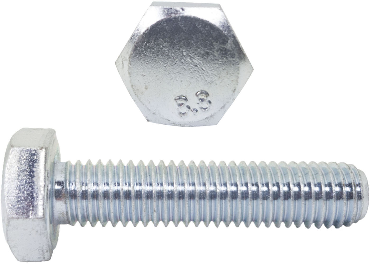 

M6x90 Śruby łeb 6-kątny 8.8 ocynk Din 933 10szt.