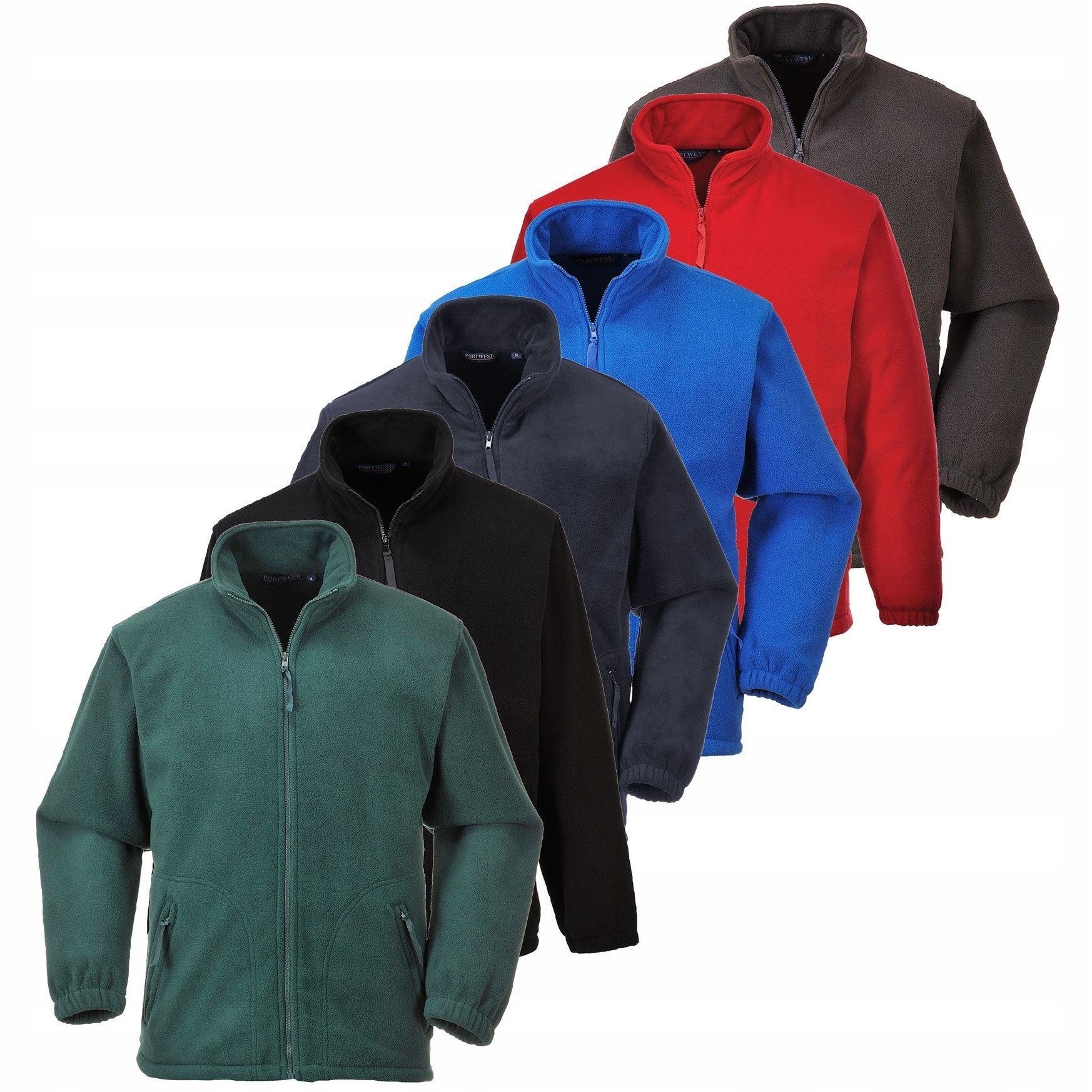 PORTWEST CIEPŁY POLAR BLUZA CZARNY 400g F400 L Marka Portwest