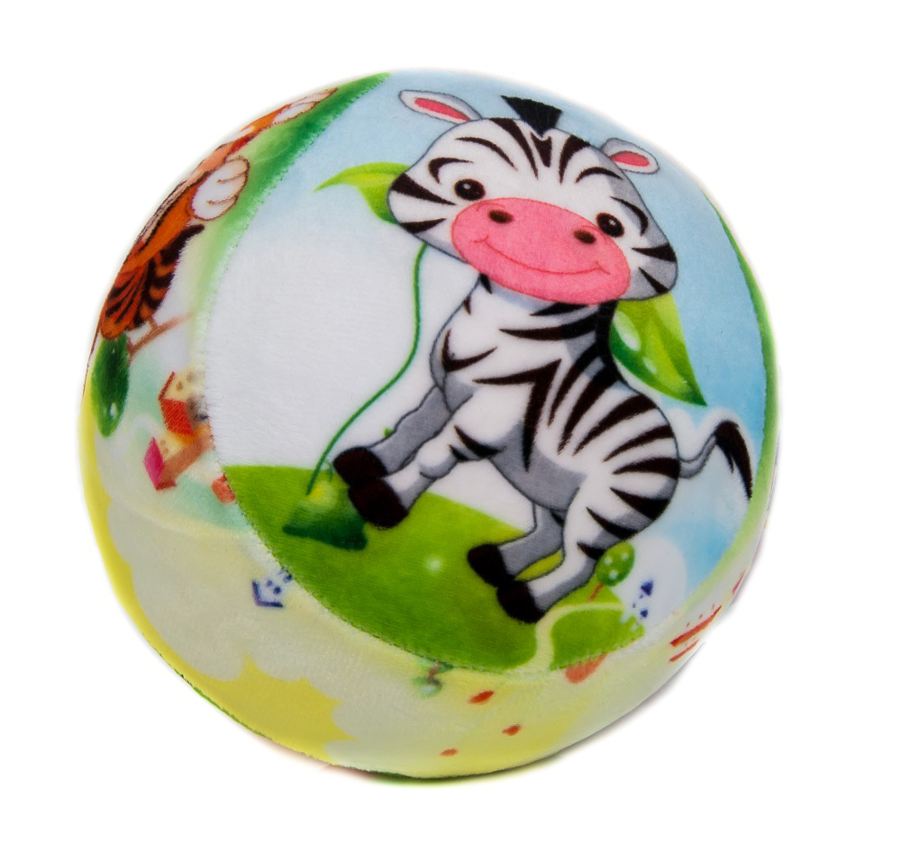 PLUSZOWA PIŁECZKA DMUCHANA KOLOROWA DZIECI 3 WZORY Marka inna