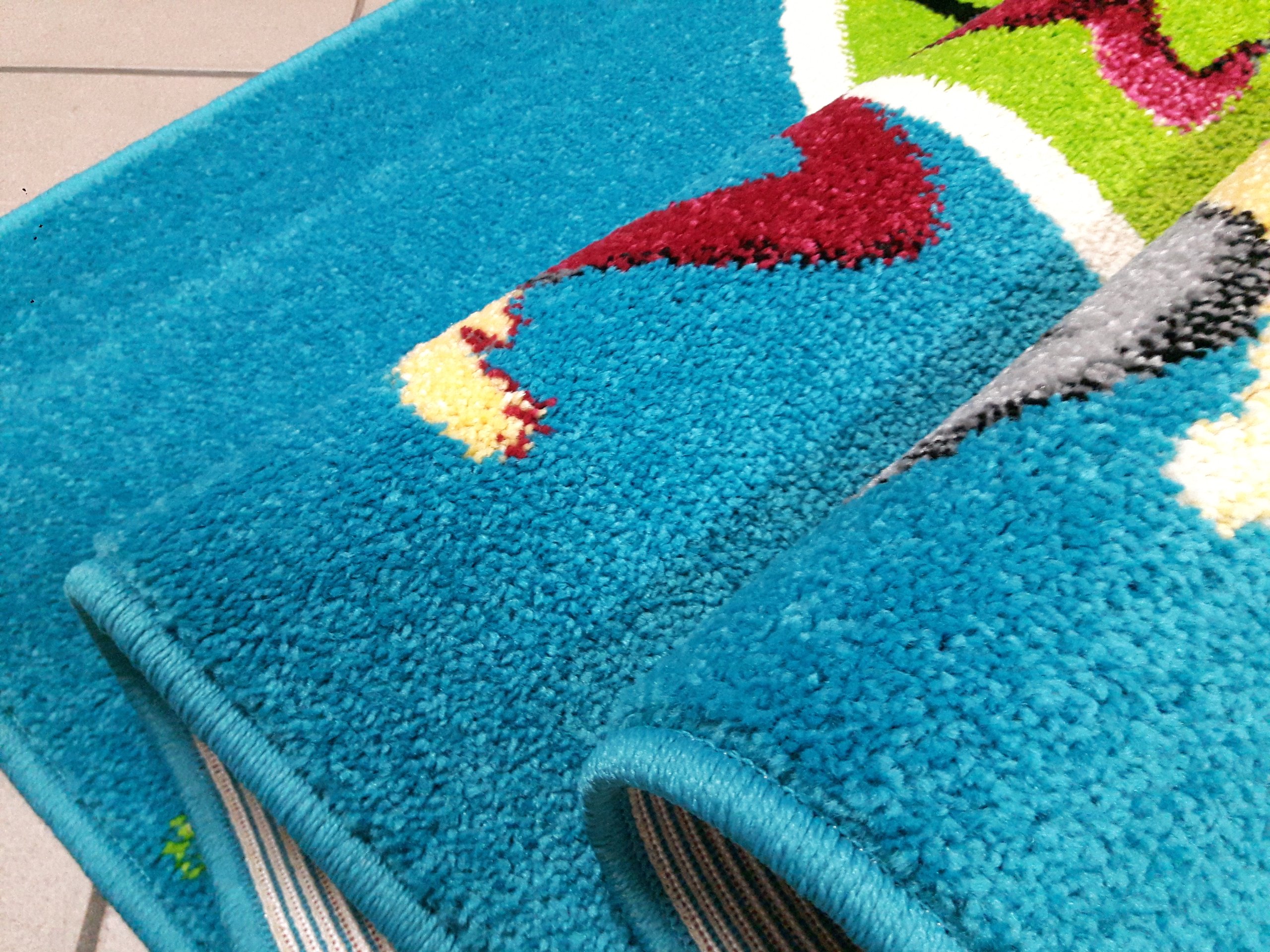 Dywan FUNKY TOP 200x280 TOM szmaragd gra w klasy Grubość 9 mm