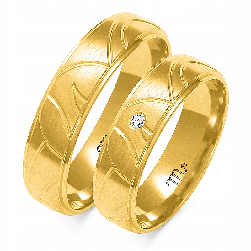 Zlaté Prsteny 14K 5,5 mm Brylant id A-125