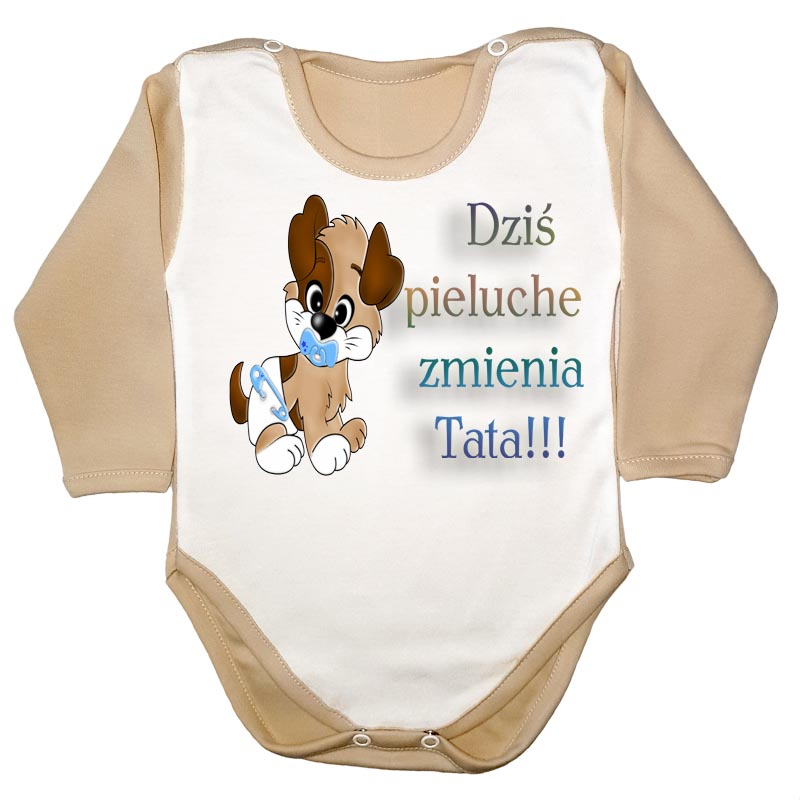 

Body napisy Długi Rękaw bawełna Polskie 68 cm
