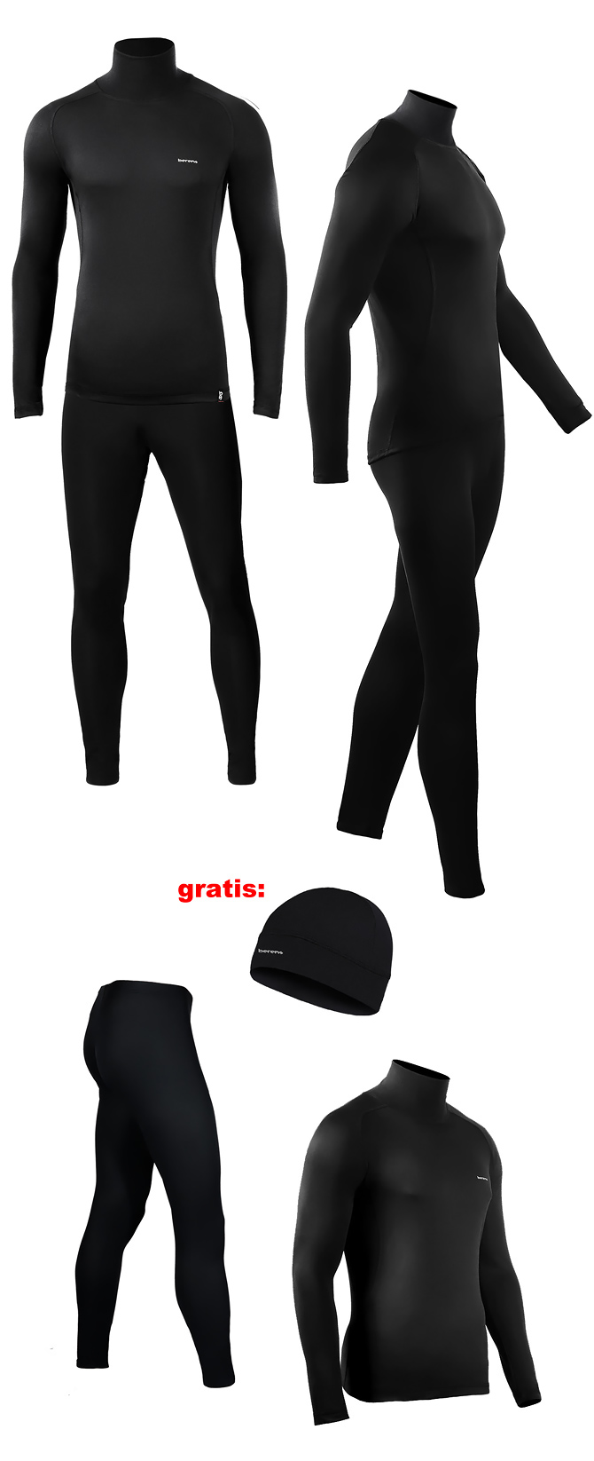 BERENS bielizna termoaktywna Z GOLFEM L+PREZENT! Kolekcja BERENS z golfem