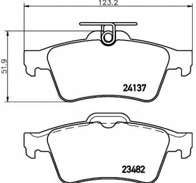 КОЛОДКИ Tył FORD C - MAX KUGA II FOCUS II Mk2 III Mk3 Виробник запчастини Інший foto 2