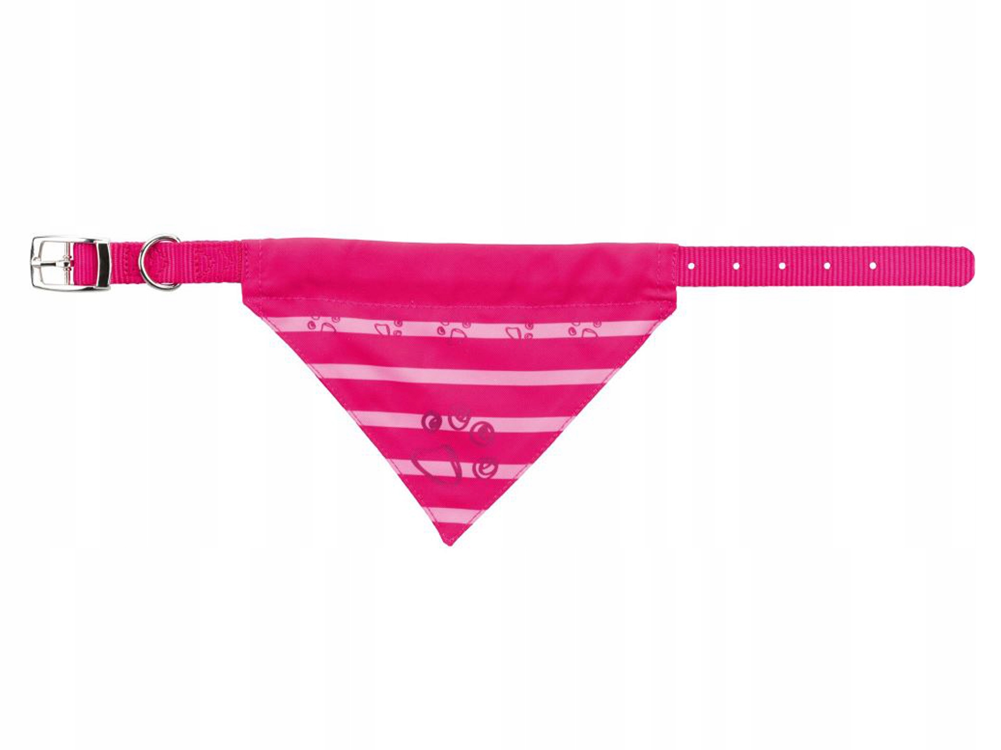 

Obroża Z Bandamą Chustą 19-24cm Fuksja TX-30910