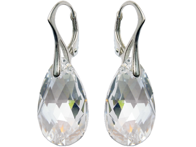 

Kolczyki Swarovski Migdał 22mm Moonlight