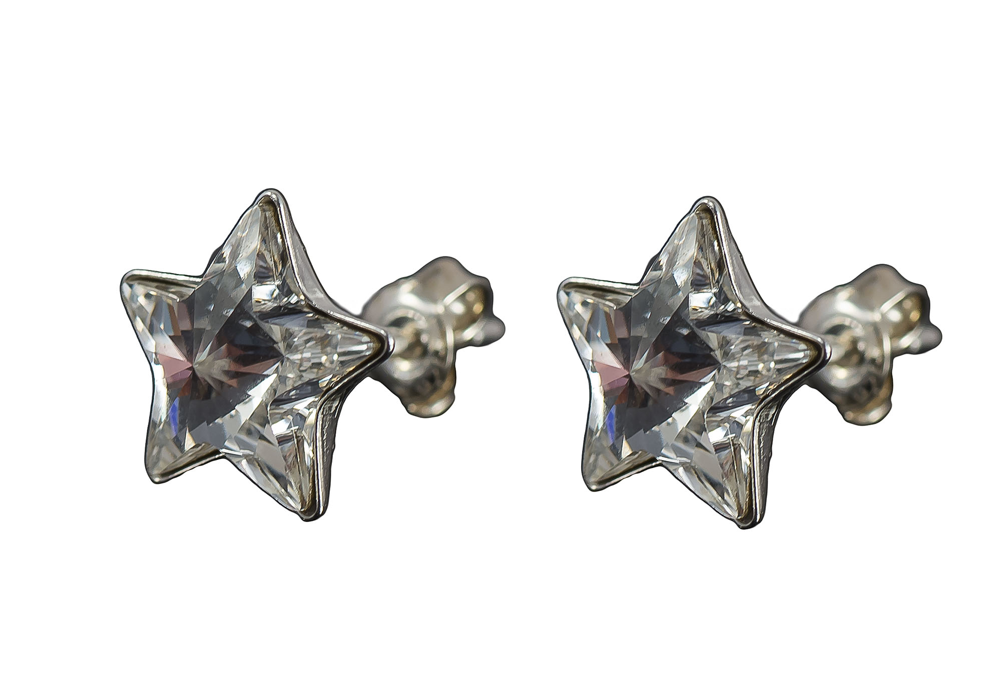 

Swarovski Gwiazdki Kolczyki Star 3KOLORY wkrętki