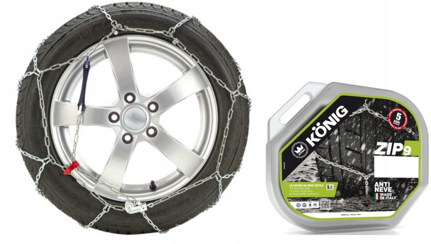 

Łańcuchy Śniegowe Konig Zip 205/55R16 205/50R17