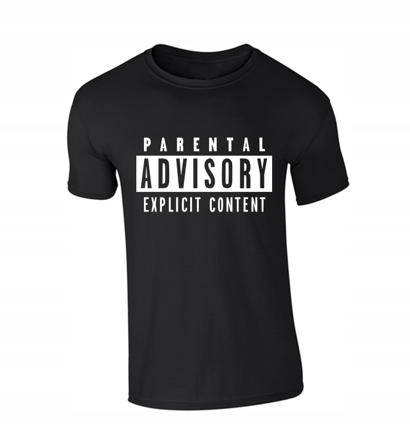 

## Koszulka T-shirt z nadrukiem Parental Advisory