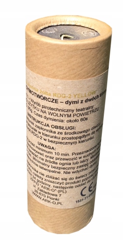 

Świeca dymna RDG-2 Ark-o żółty