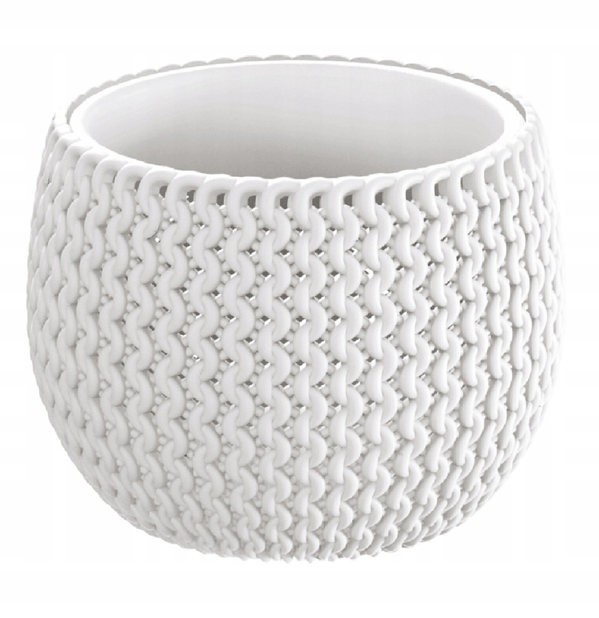 

Doniczka Splofy Bowl DKSP180 Wkład Biała