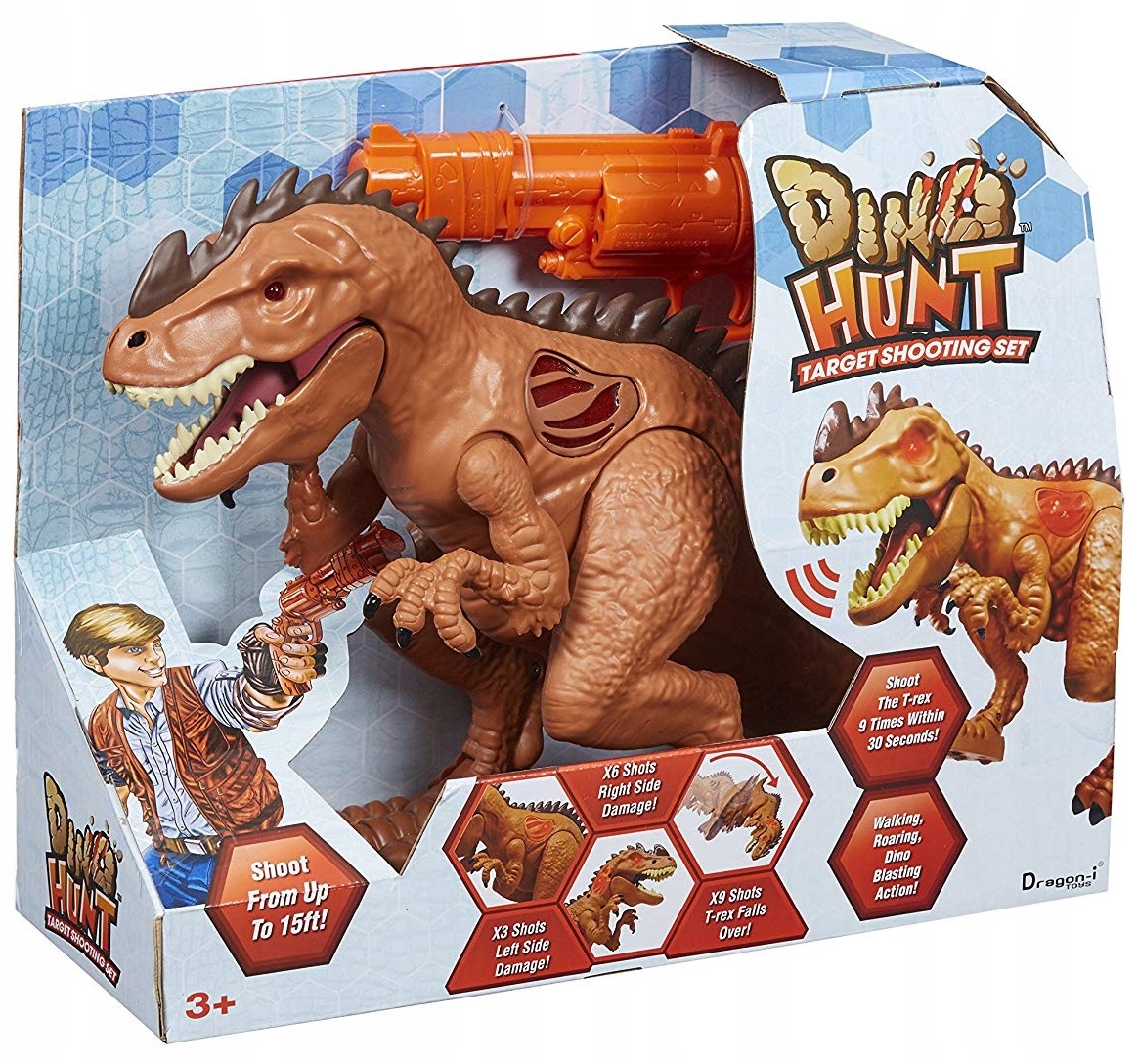 T Rex Polowanie Na Dinozaur A Gra Zabawa Dino Hunt 7706481531 Allegro Pl