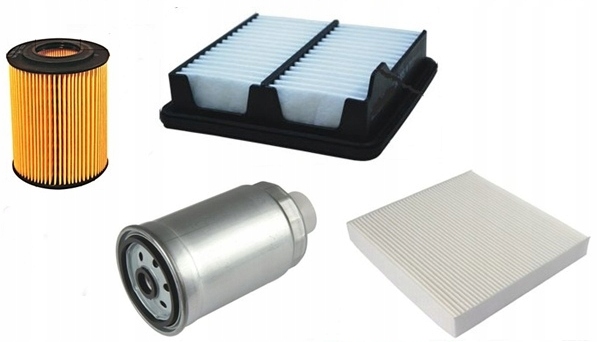 4 Filtry 2.0 CRDi diesel Hyundai ix35 Kia Sportage III 3 sada filtrů