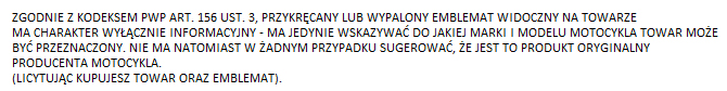 OSŁONA CHŁODNICY INTRUDER 1500 VL 1500 CZASZKA EAN (GTIN) 7416156453165