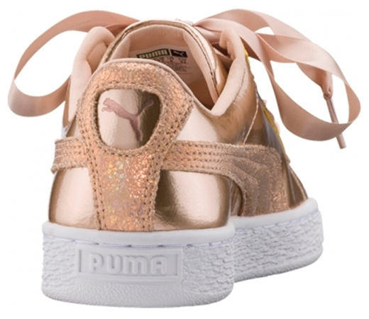 BUTY DAMSKIE PUMA BASKET LUNAR 365993-02 R. 37 Kolor biały żółty