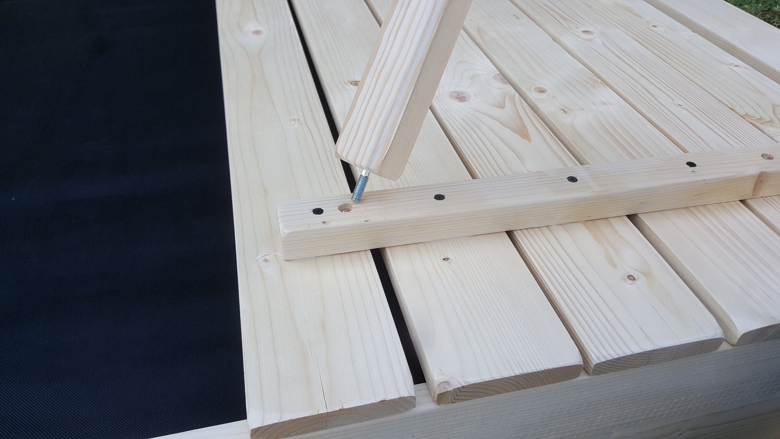 Piaskownica 150x150 ławeczki + stolik +GRATIS Szerokość 150 cm