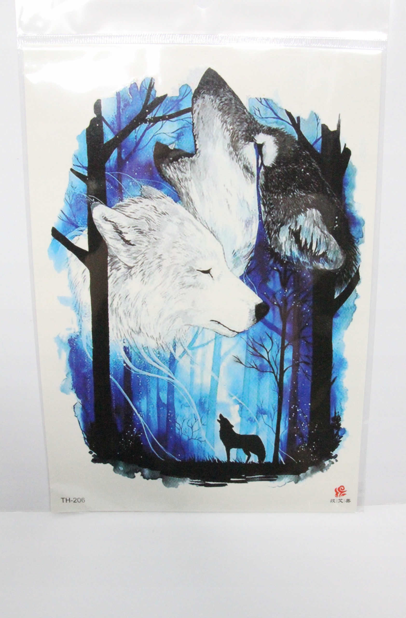 

Tatuaże tymczasowe Tattoo 3D wilki wilk