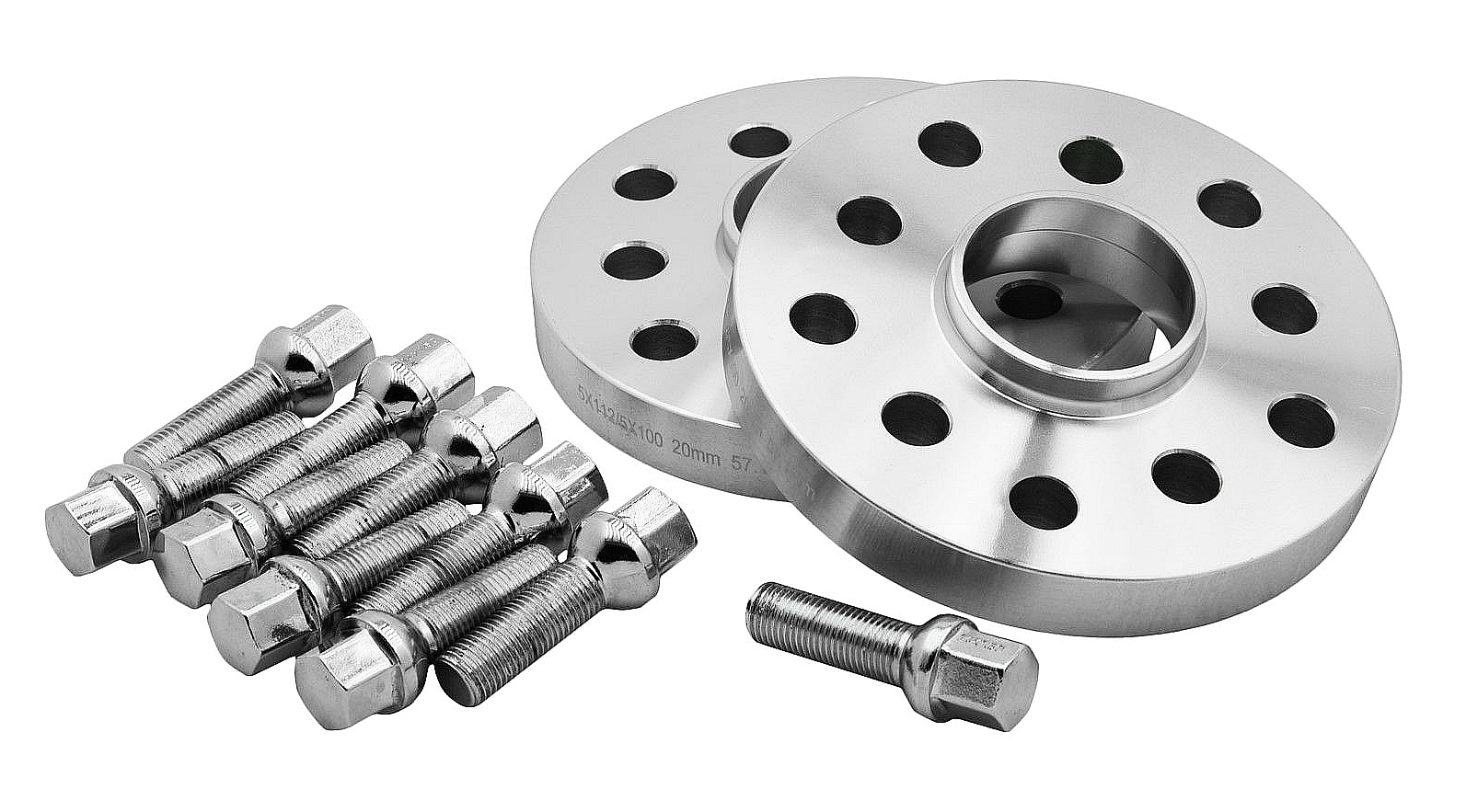 Прокладки 5x100 / 5x112 AUDI A3 8L 8P GOLF 25 мм + гвинти