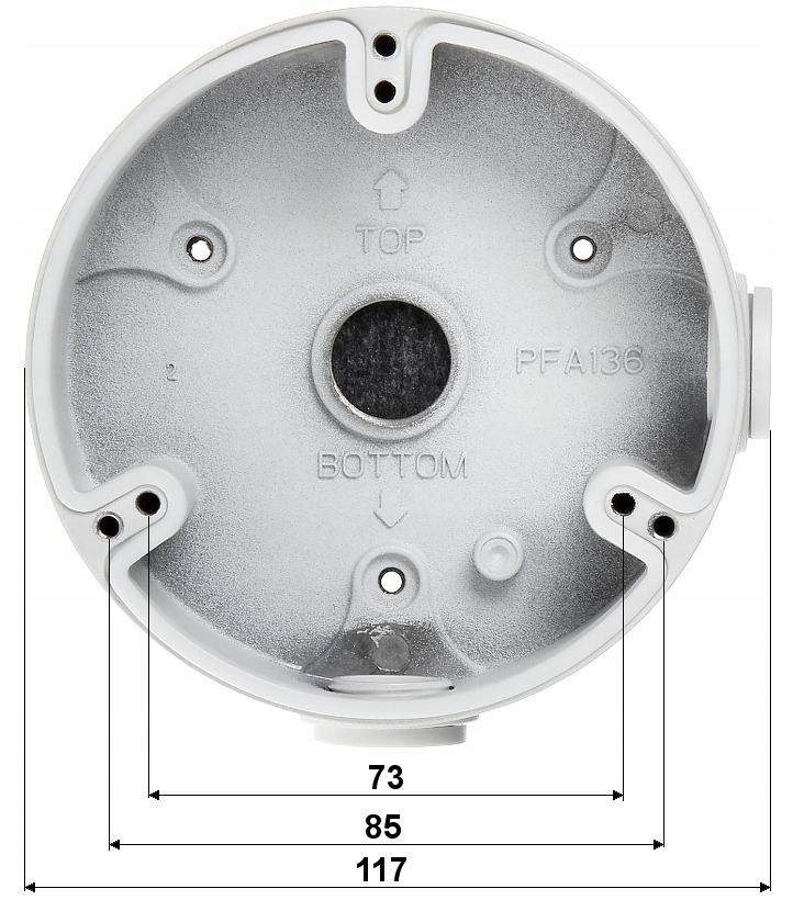 

Puszka Adapter Uchwyt do Kamer PFA136 Dahua i Inne