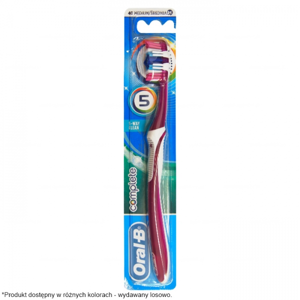 Oral-B Complete 5-Way Clean Medium зубная щетка zęb