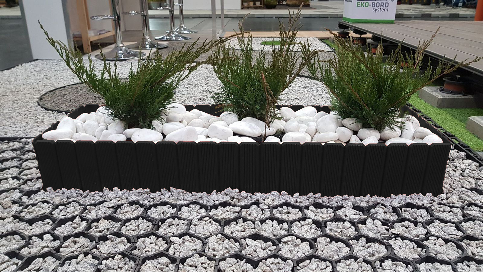 EKOBORD PALISADA CZARNA - OGRODOWA, OBRZEŻE Kod producenta GP11206