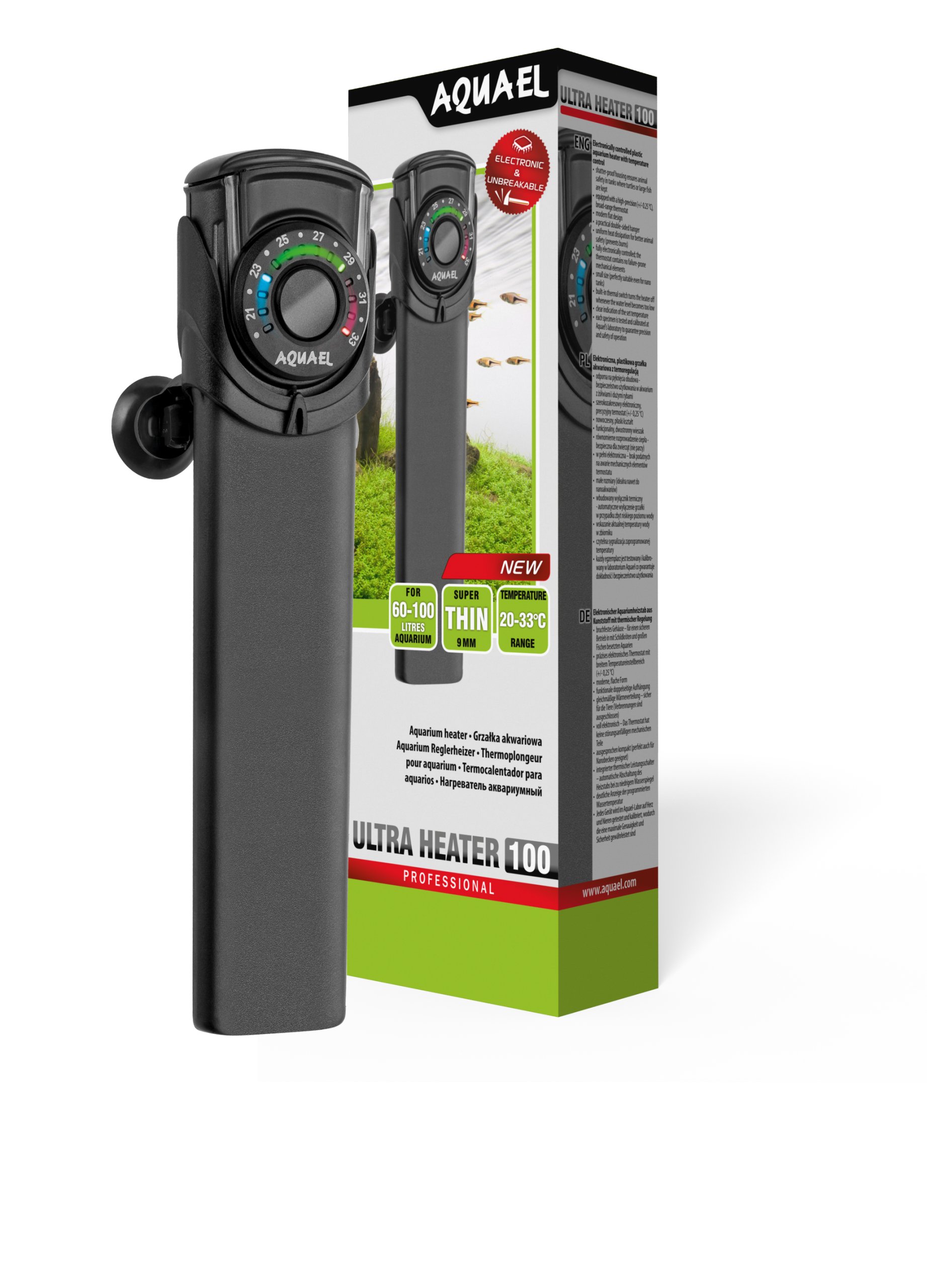

Aquael Grzałka Ultra Heater 100W Nietłukąca
