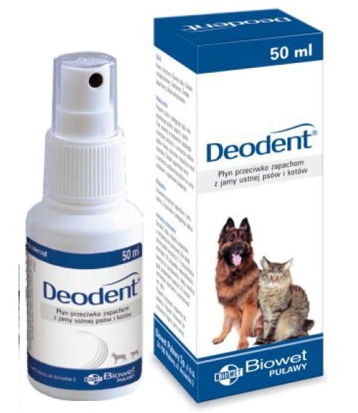 

Biowet Deodent przykry zapach z pyska Bez Kartonik