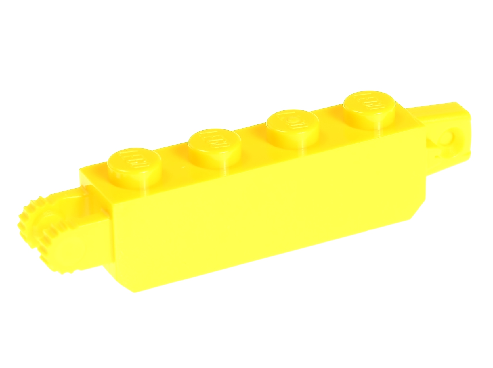 

Lego Klocek z zaczepami 1x4 30387 żółty