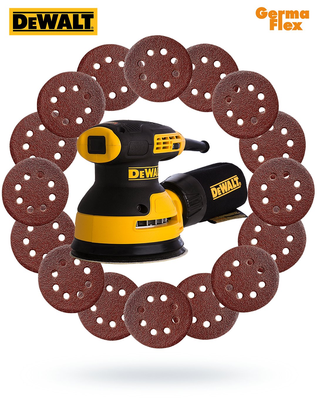 Эксцентриковая шлифовальная машина DeWalt DWE6423 + 40 дисков: купить с  доставкой из Европы на AuAu.market - (9842402305)