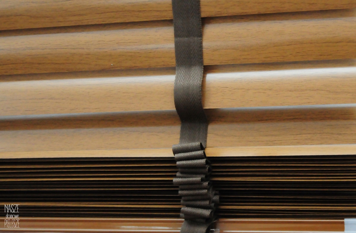 DREWOPODOBNE PERFOROWANE MATOWE żaluzje aluminiowe Szerokość lameli 50 mm