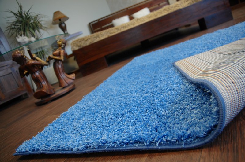 DYWAN SHAGGY 80x120 niebieski 5cm miękki @10235 Przeznaczenie do wnętrz