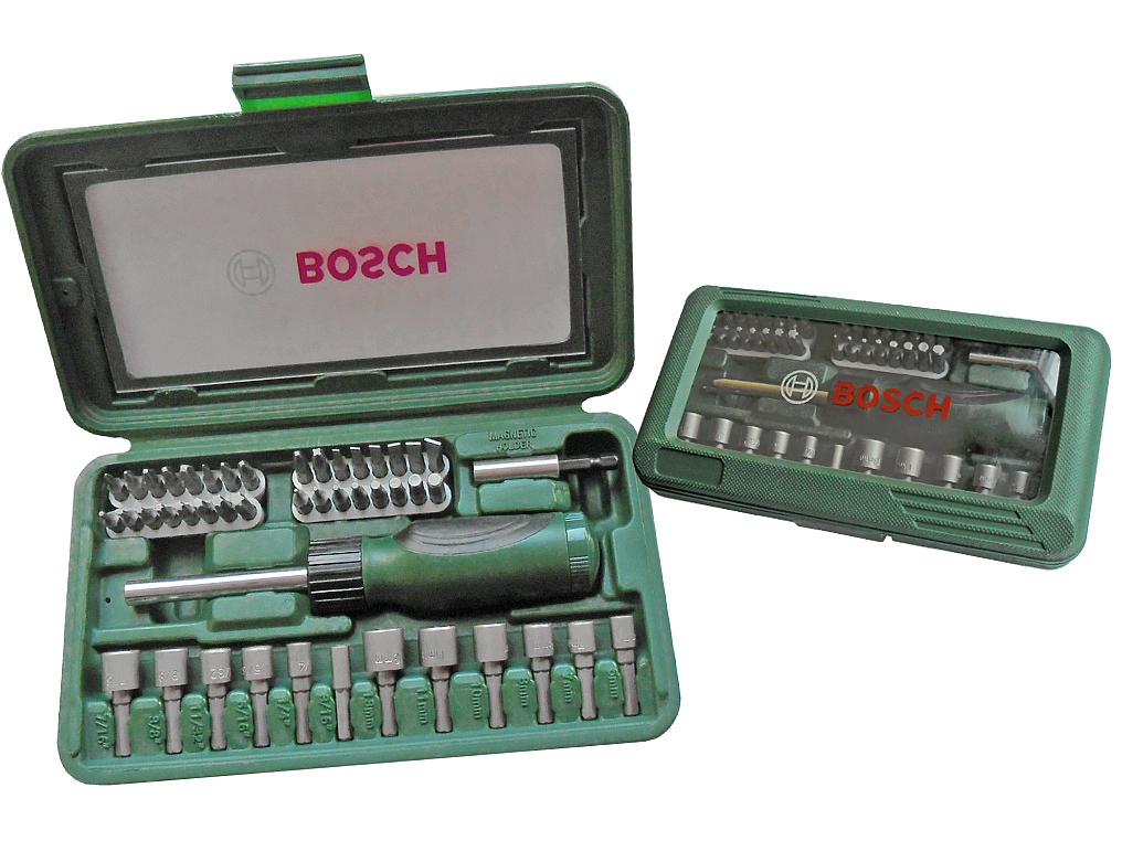 

Bosch wkrętak z grzechotką z osprzętem X-Line 46