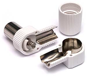 Gniazdo antenowe kątowe HC-095 Alcad gniazdko Złącza gniazdo antenowe TV